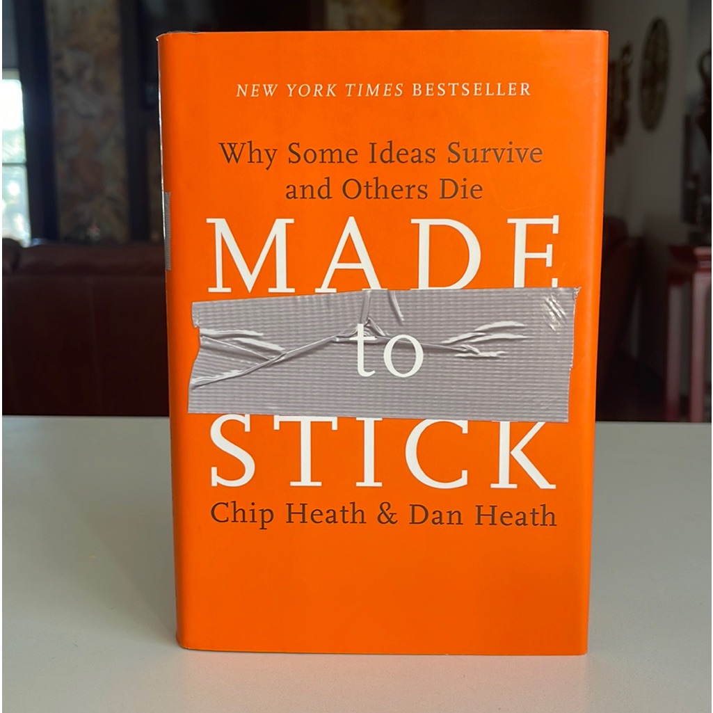 Made To Stick Hard Cover Book